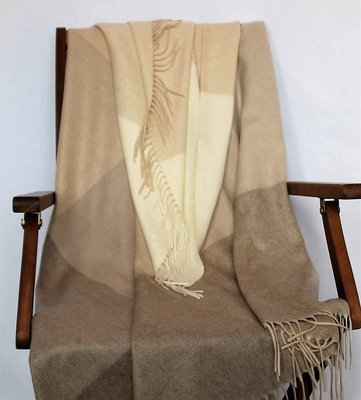 100% cashmere plaid