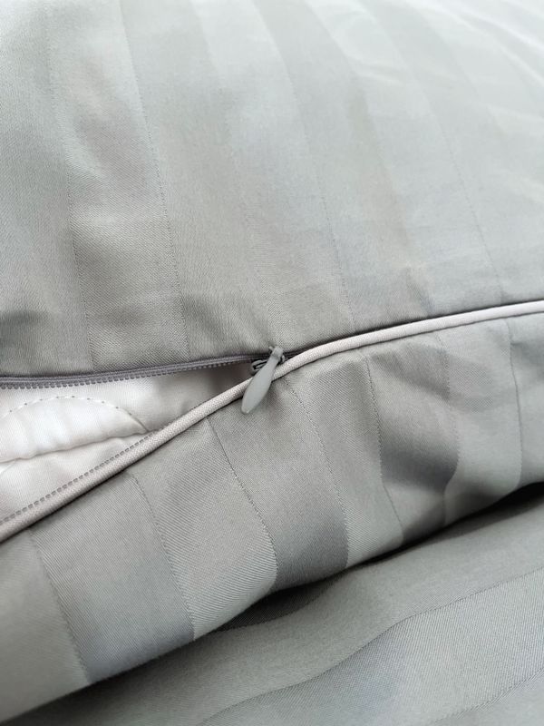 Bettwäsche Set Satin Stripe gestreift 100% Baumwolle 155x220+80x80