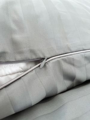Bettwäsche Set Satin Stripe gestreift 100% Baumwolle 155x220+80x80