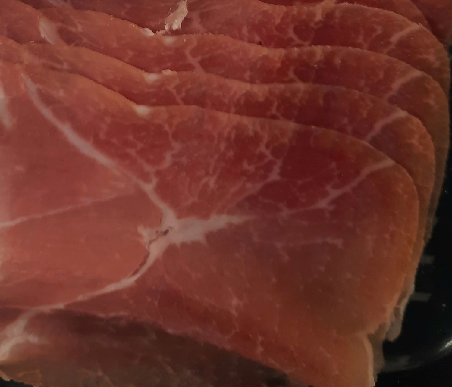 Jambon cru, poids env. 100g