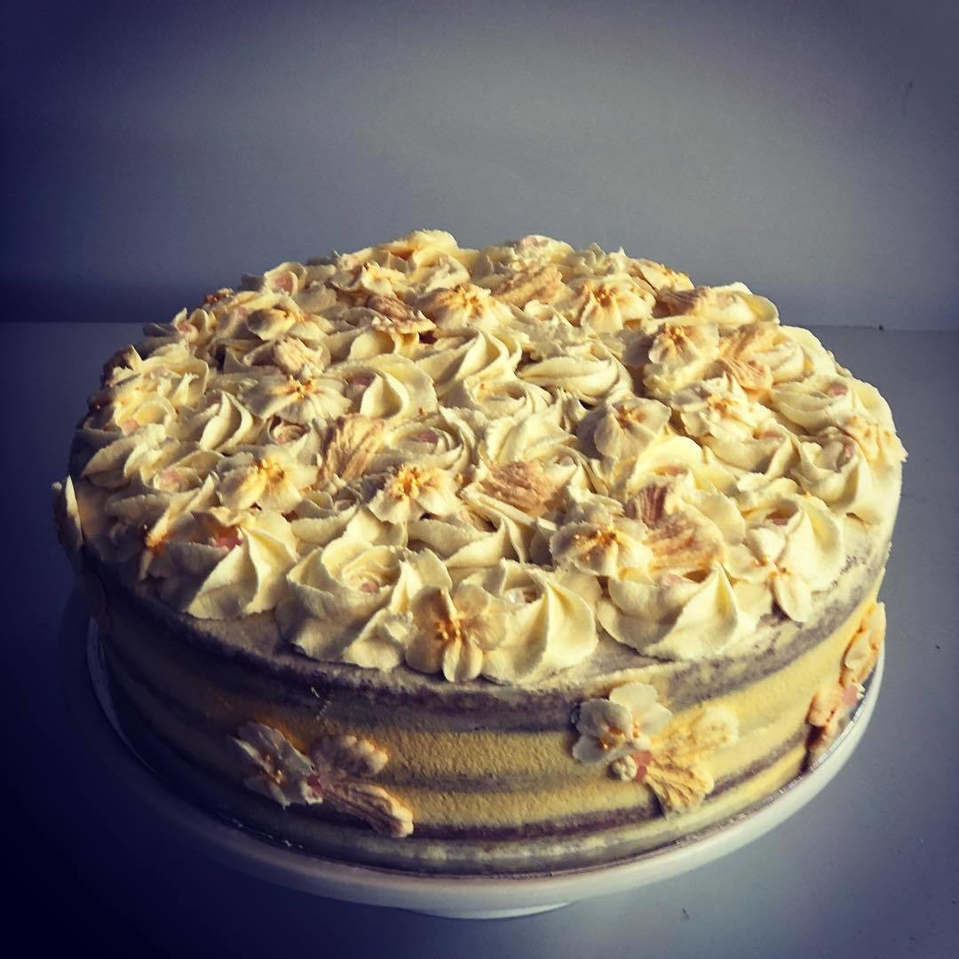 Egg Free Layered Lemon Cake