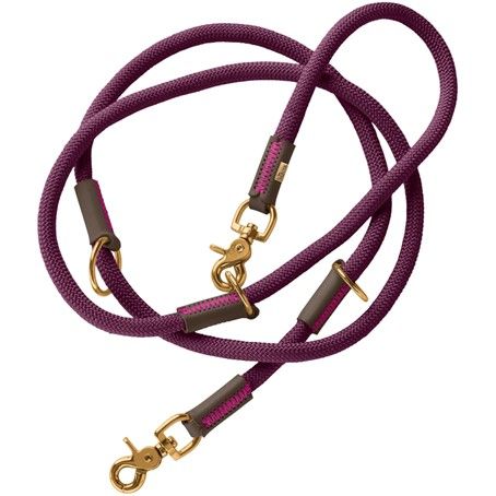Hunter Malia Führleine – Leder & Tau, 2 m