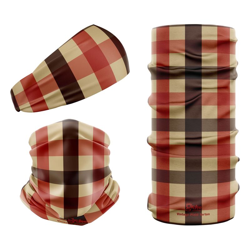 Vintage Plaid Tartan Snood