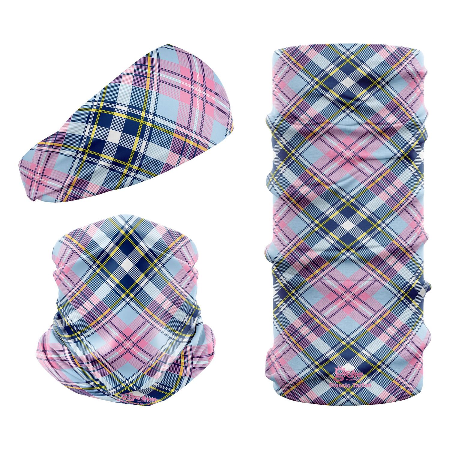 Classic Pink Tartan G-730 Snood