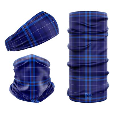 O2 Blue Tartan Snood