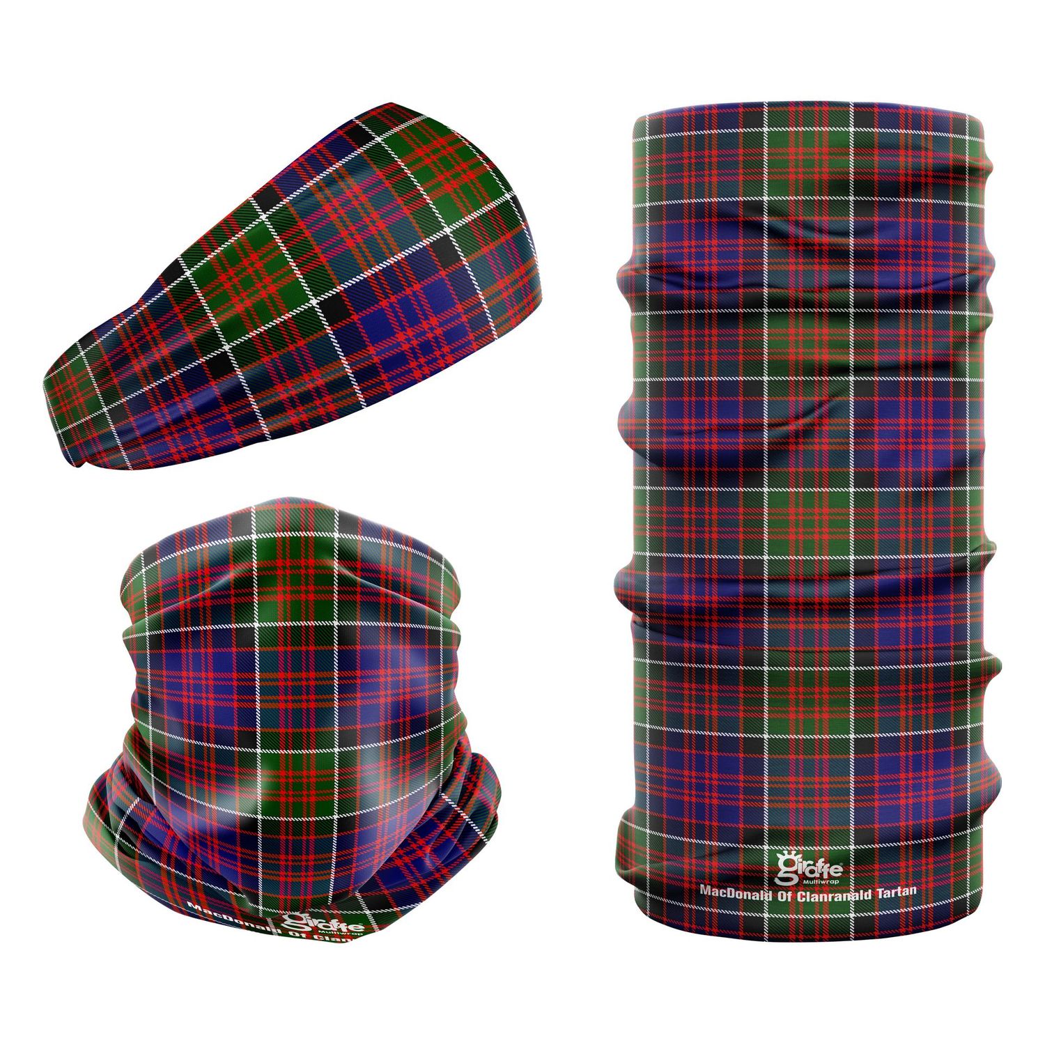 Macdonald Of Clanranald Tartan Snood