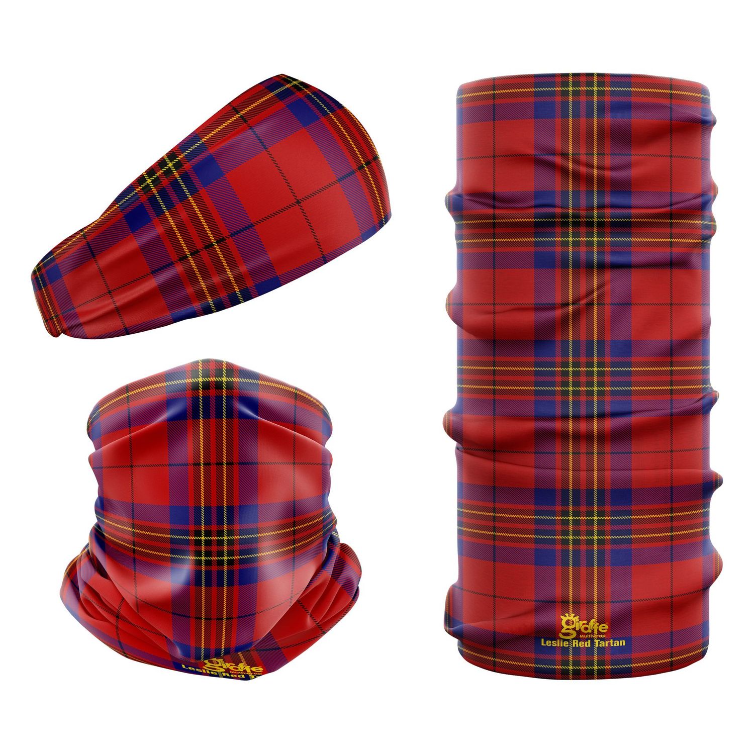 Leslie Red Tartan Snood