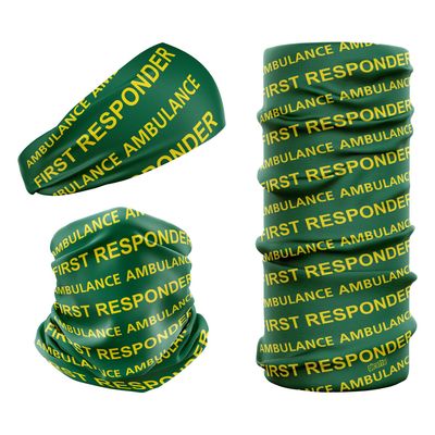 Ambulance First Responder Green & Yellow FR-2 Snood