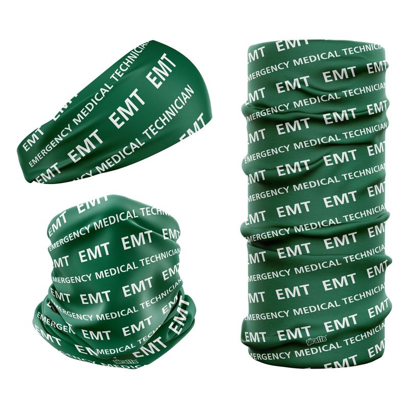 Emergency Medical Technician NHS Green & White EMT-2 Snood