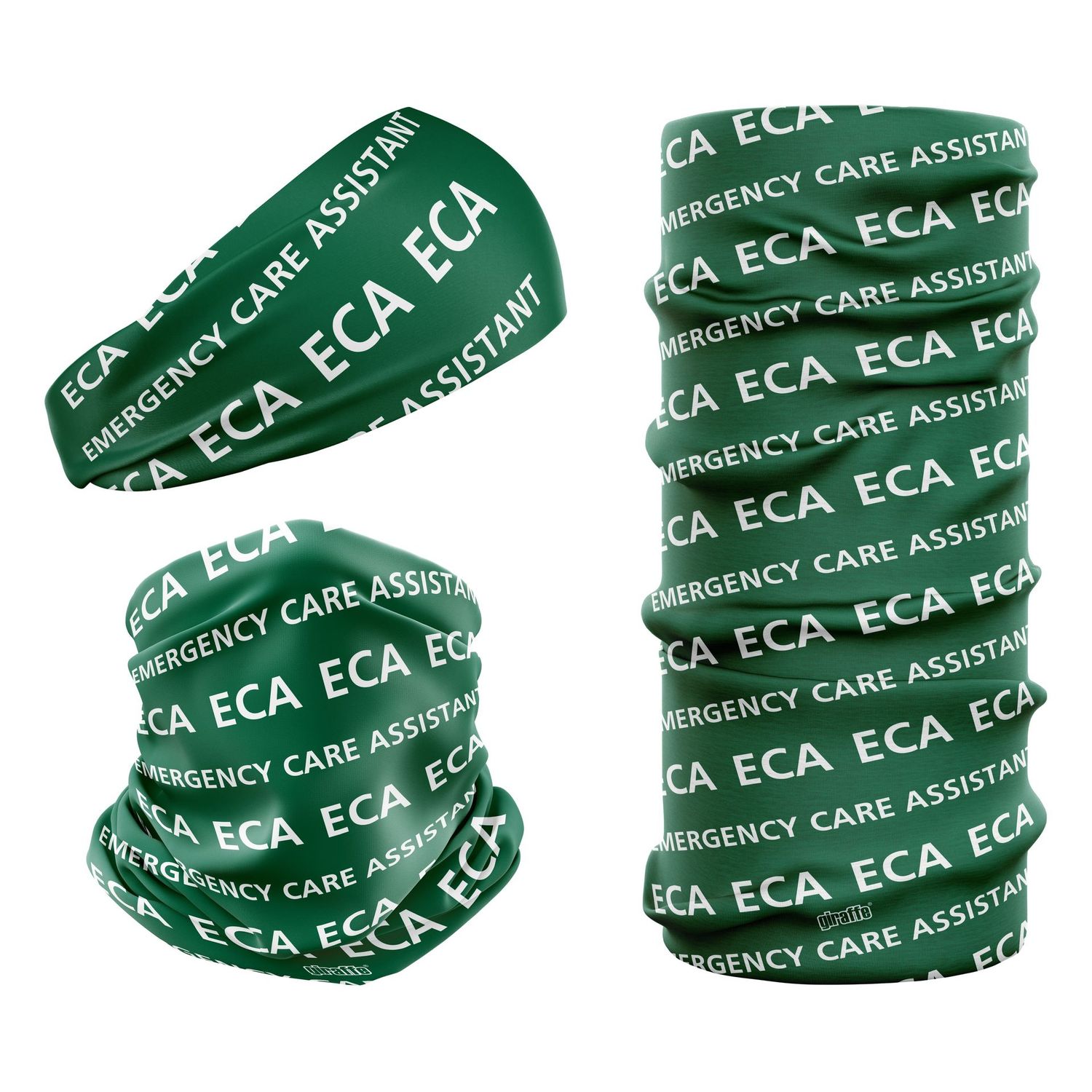 Emergency Care Assistant NHS Green & White ECA-2 Snood