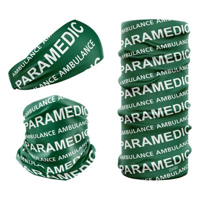 Ambulance Paramedic Green & White PAR-2 Snood