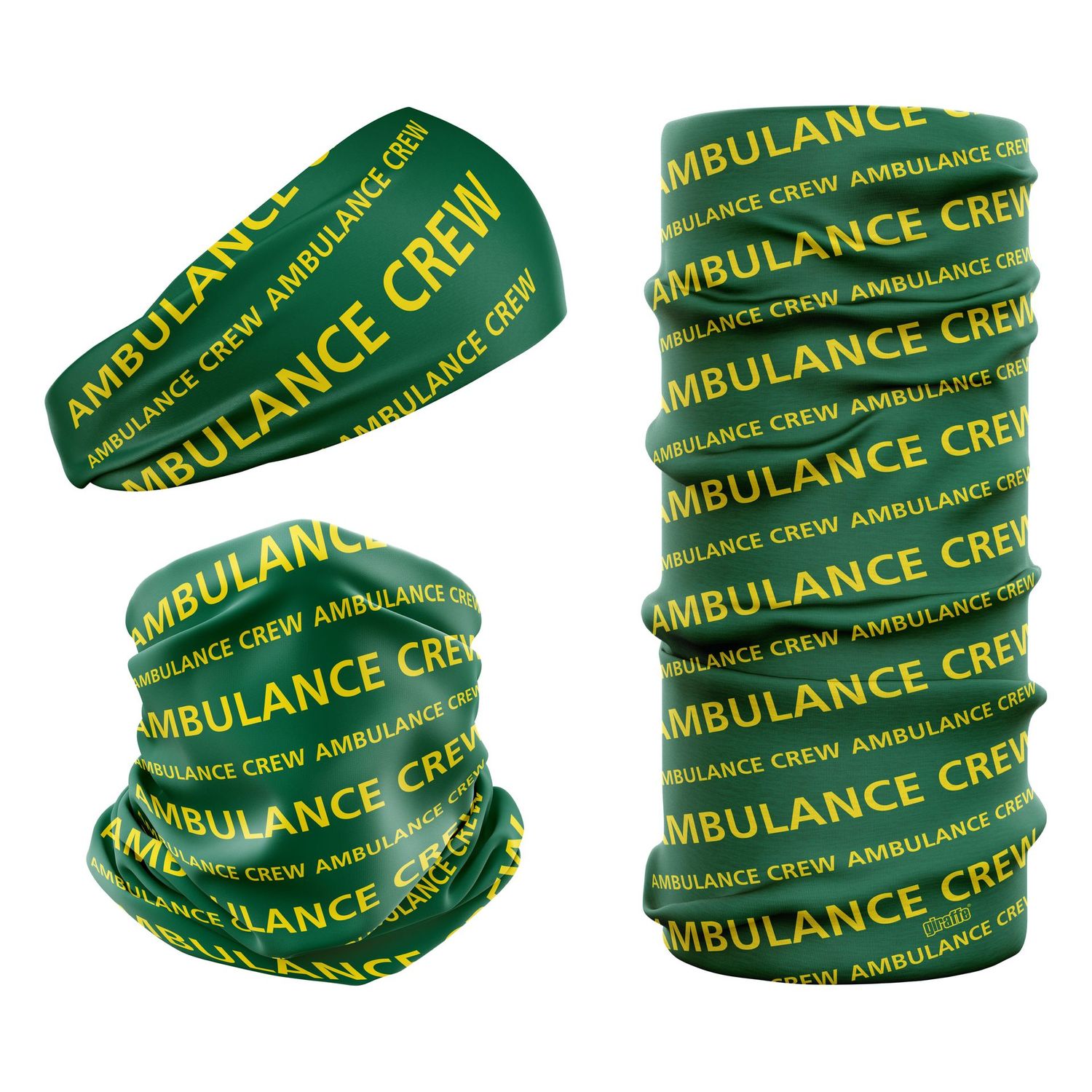 Ambulance Crew Green & Yellow AMB-4 Snood