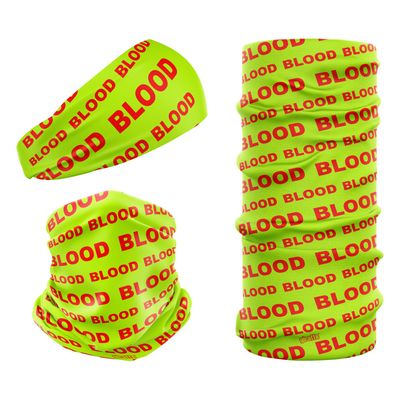 Blood Bike Fluro Green & Red BLOOD-4 Snood