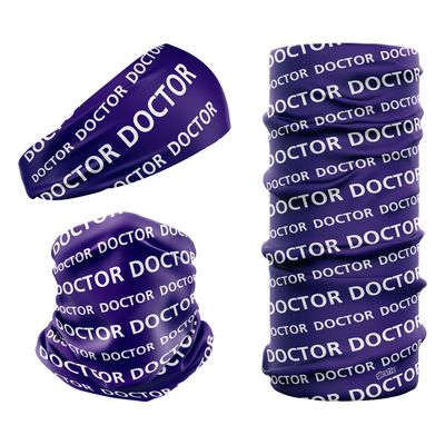 Doctor NHS Purple & White DO-5 Snood