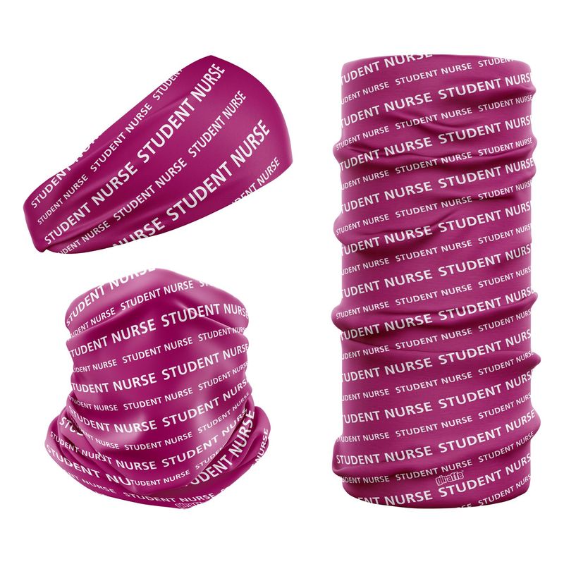 Student Nurse NHS Pink & White SN-4 Snood