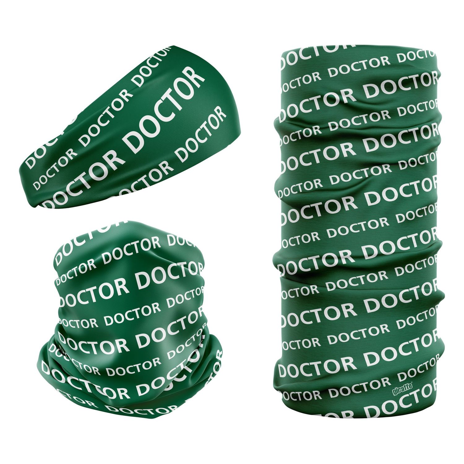 Doctor NHS Green & White DO-3 Snood