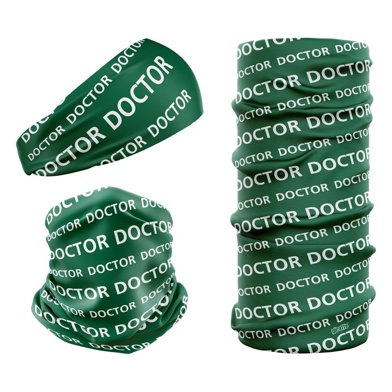 Doctor NHS Green & White DO-3 Snood