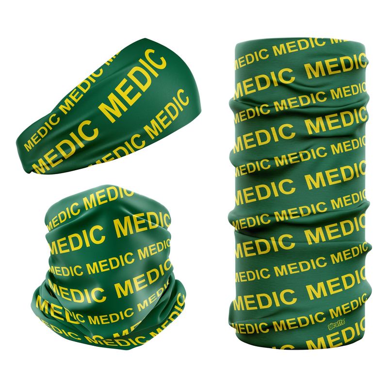 Medic NHS Green & Yellow MED-1 Snood