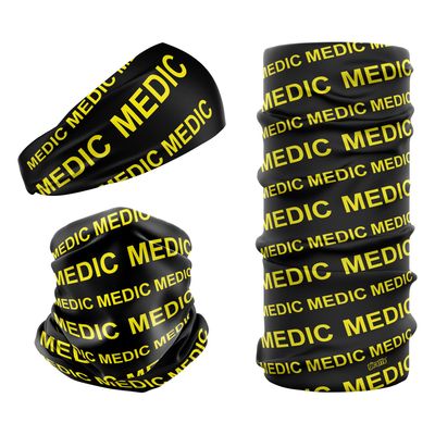 Medic NHS Black & Yellow MED-4 Snood