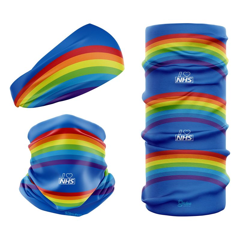 Rainbow Dark Blue NHS Snood