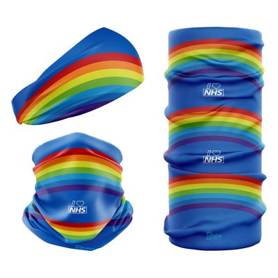 Rainbow Dark Blue NHS Snood