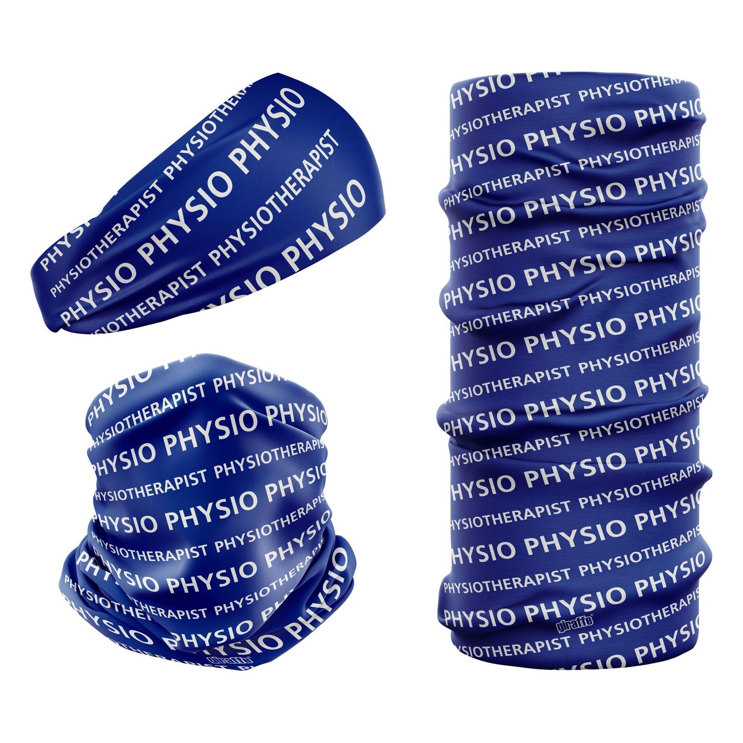 Physiotherapist Physio NHS Dark Blue & White PHYS-3 Snood