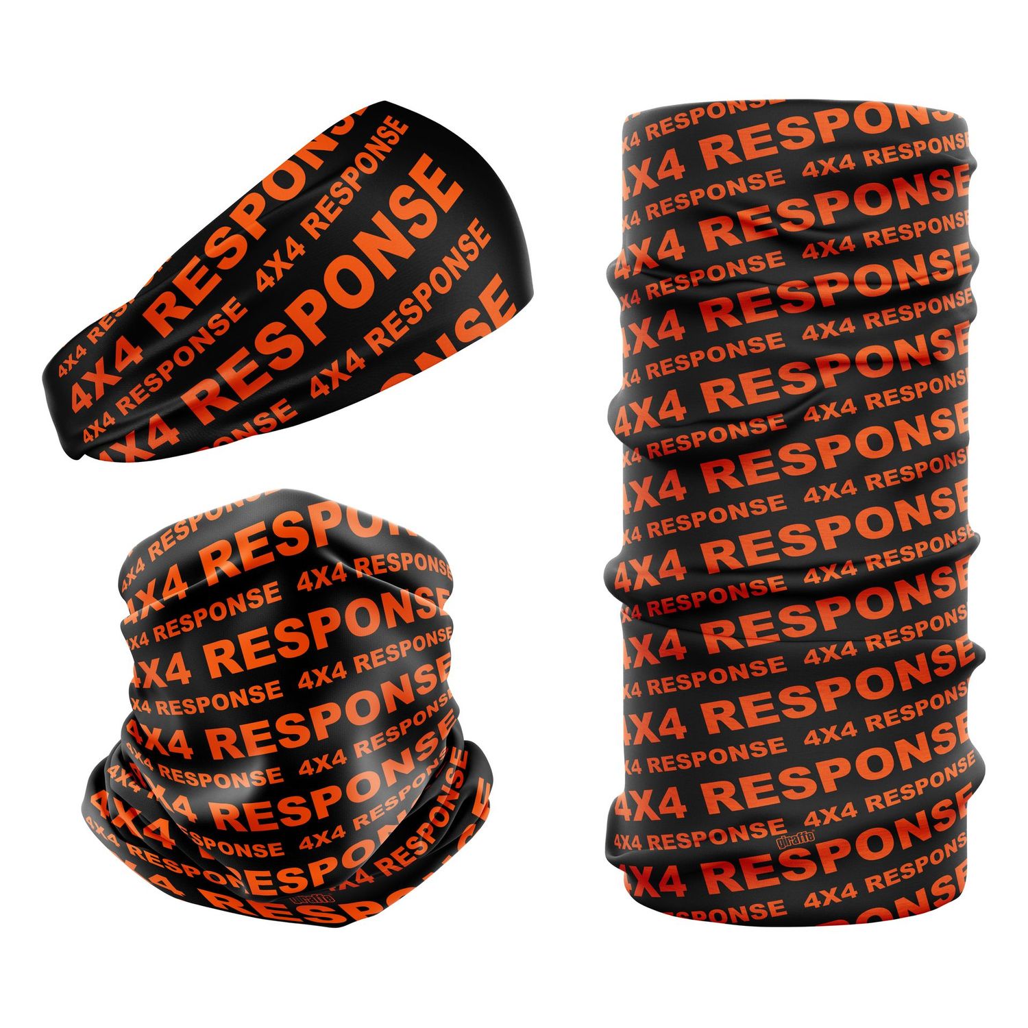 4x4 Response Black & Orange Snood