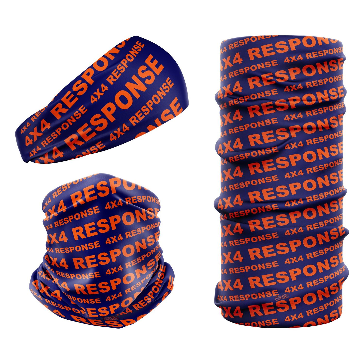4x4 Response Navy & Orange Snood