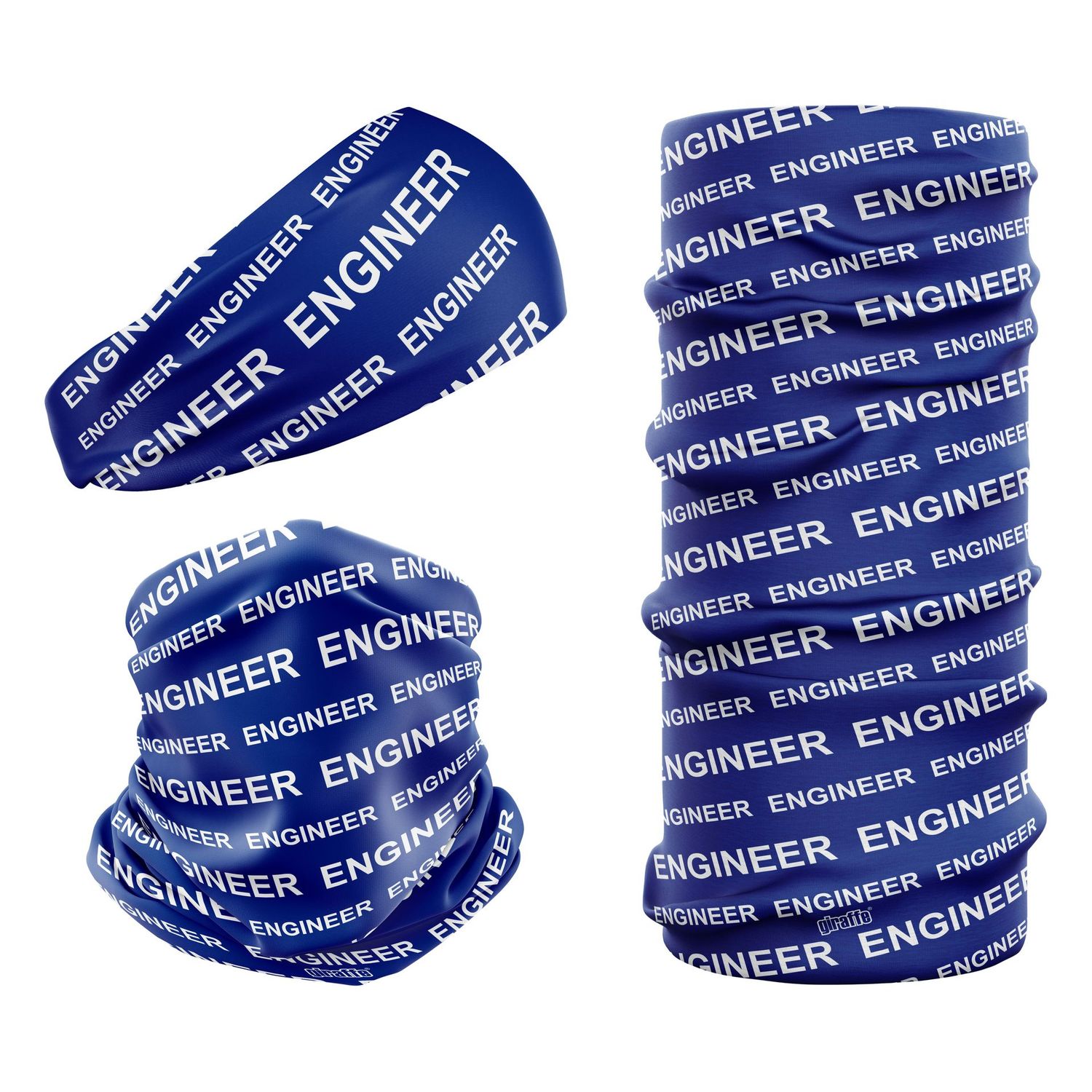 Engineer Profession Blue & White ENG-2 Snood