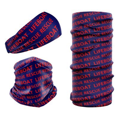 Lifeboat Rescue Navy Blue & Red LIFE-3 Snood