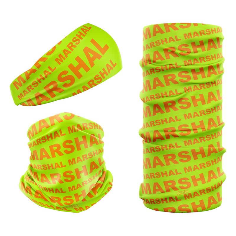 Marshal Lime Green & Orange MARS-7 Snood