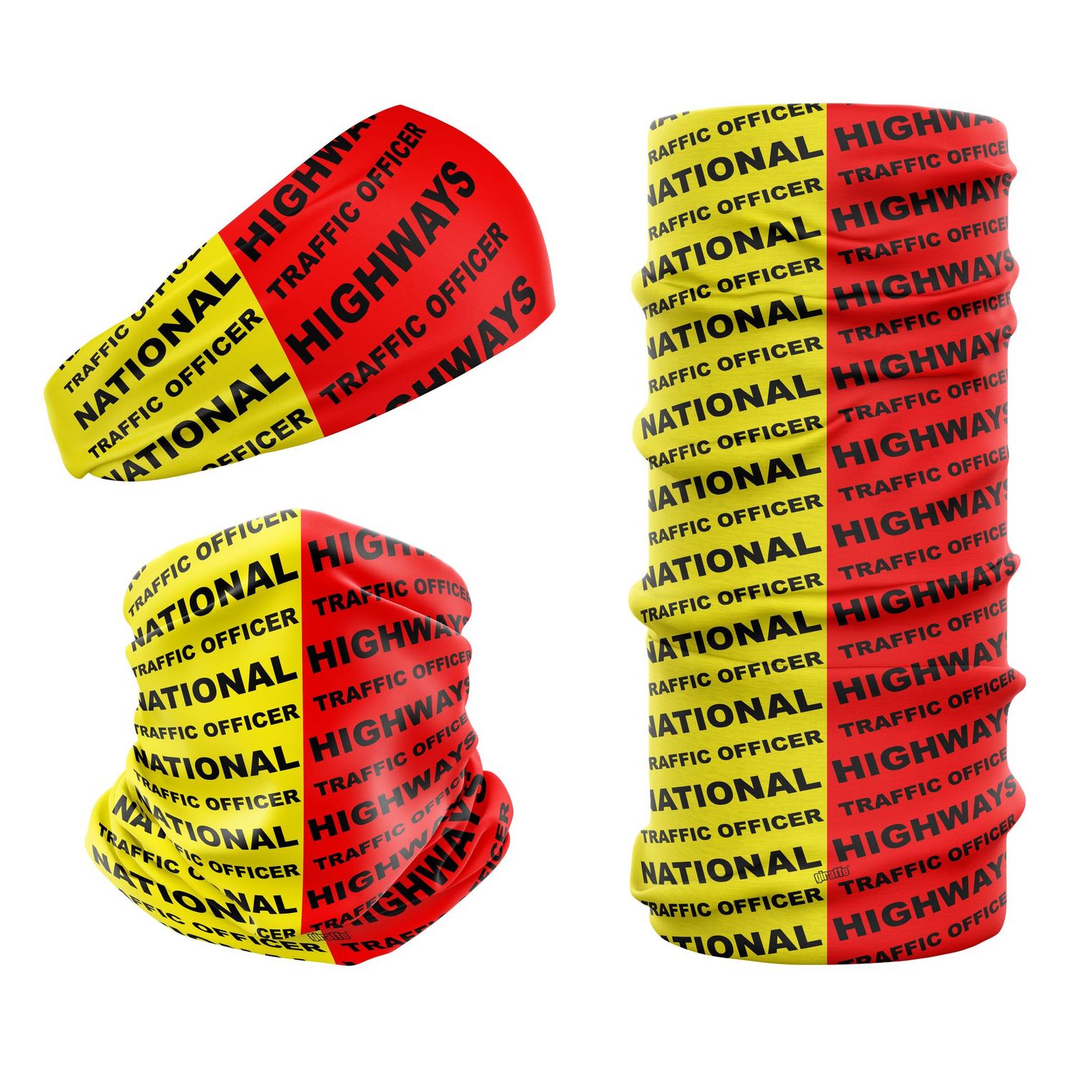 National Highways Traffic Officer Yellow, Red & Black NAT-2 Snood