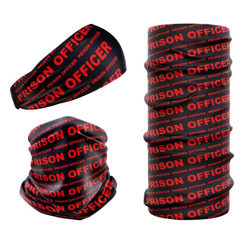 Prison Officer Deep Navy & Red PRIS-3 Snood