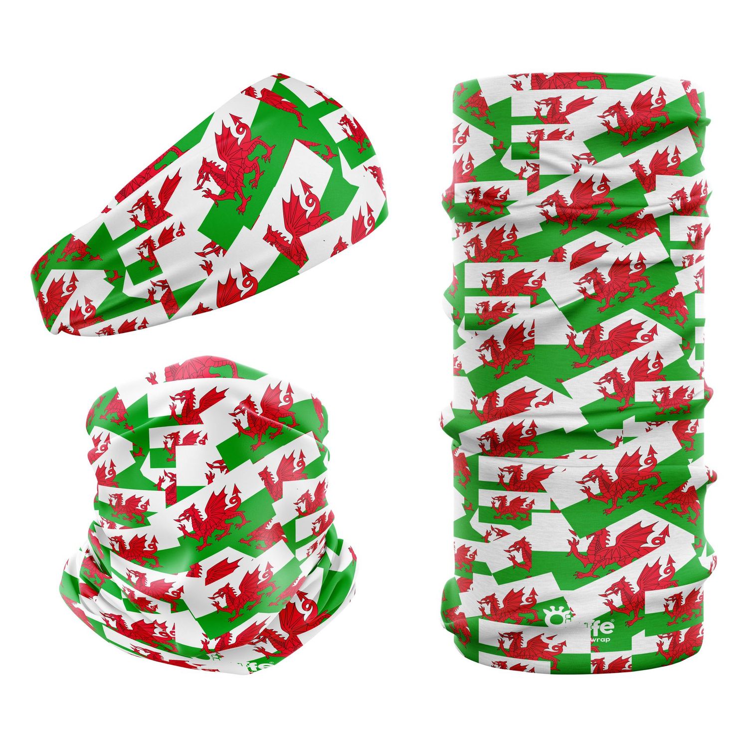 Wales Flag Montage G-690 Snood
