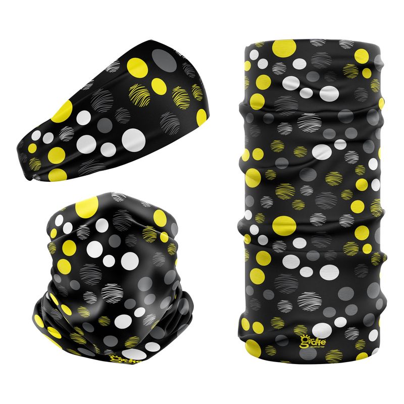 Yellow Polka G-787 Snood