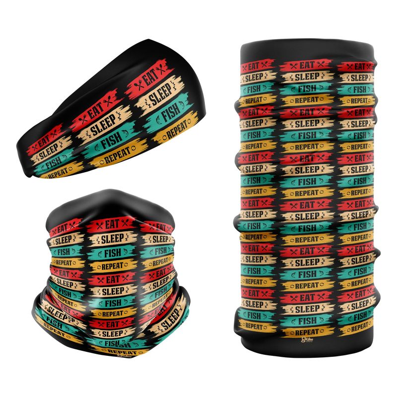 Eat Sleep Fish Repeat G-797 Snood