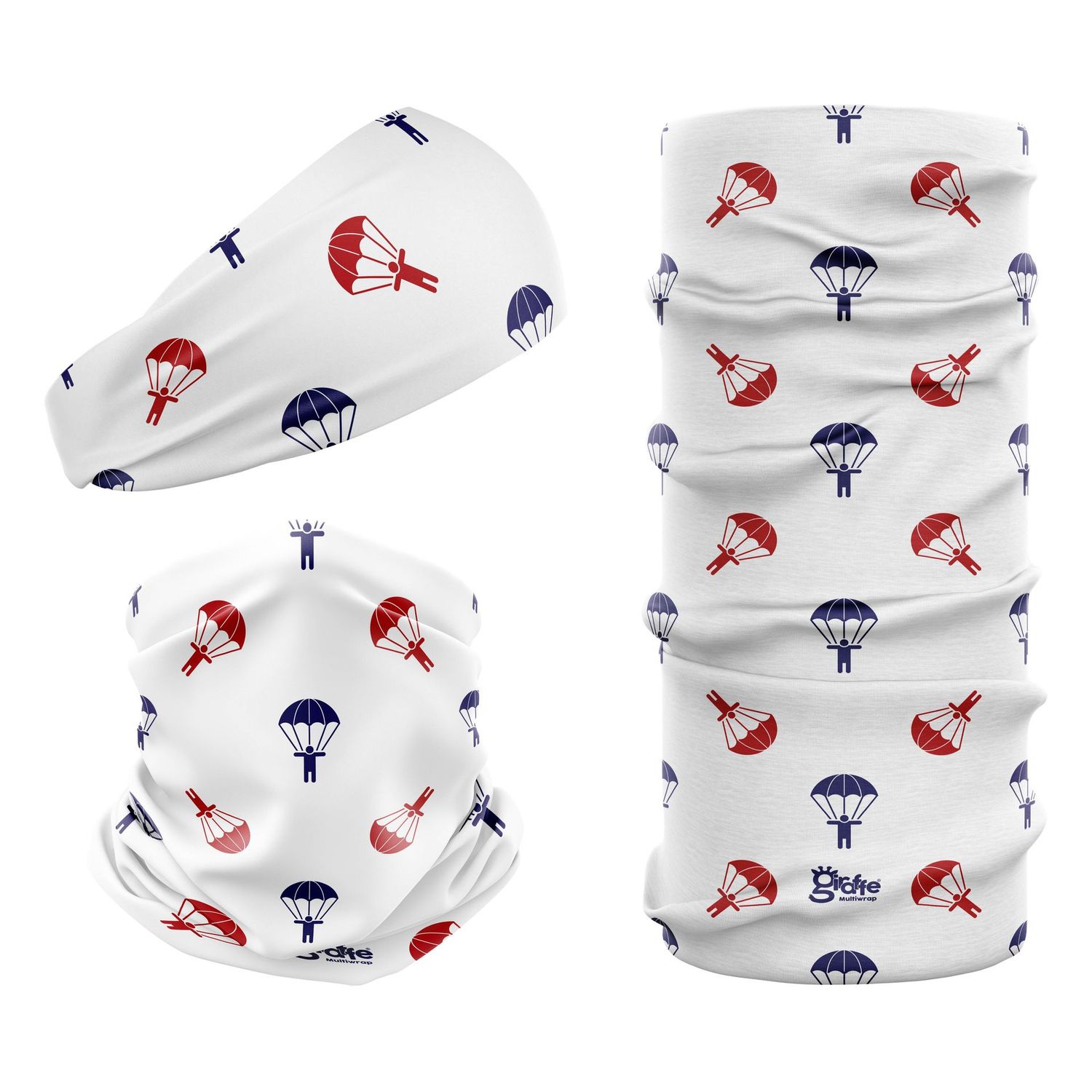 Parachutes Red Blue G-872 Snood