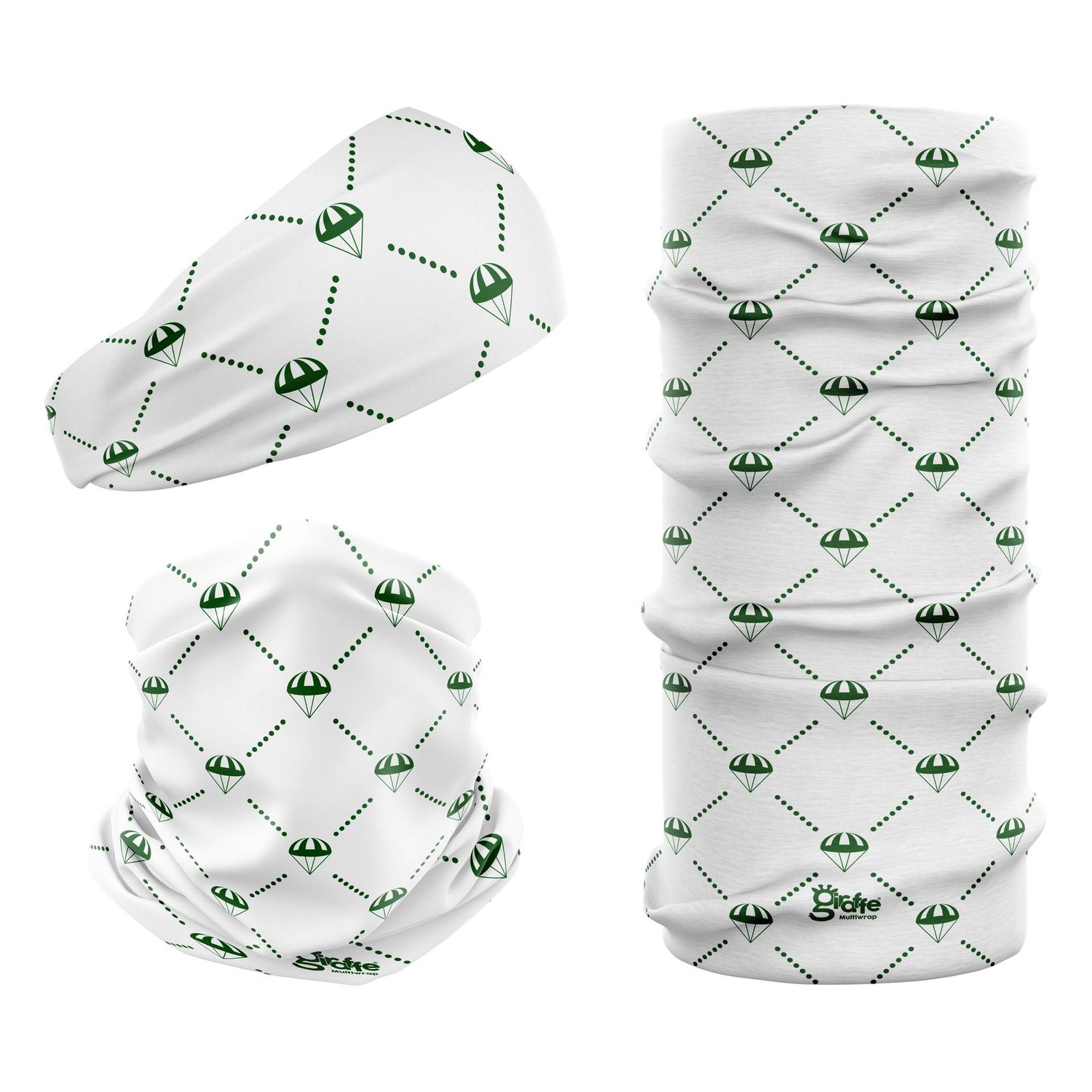 Parachutes On White G-860 Snood