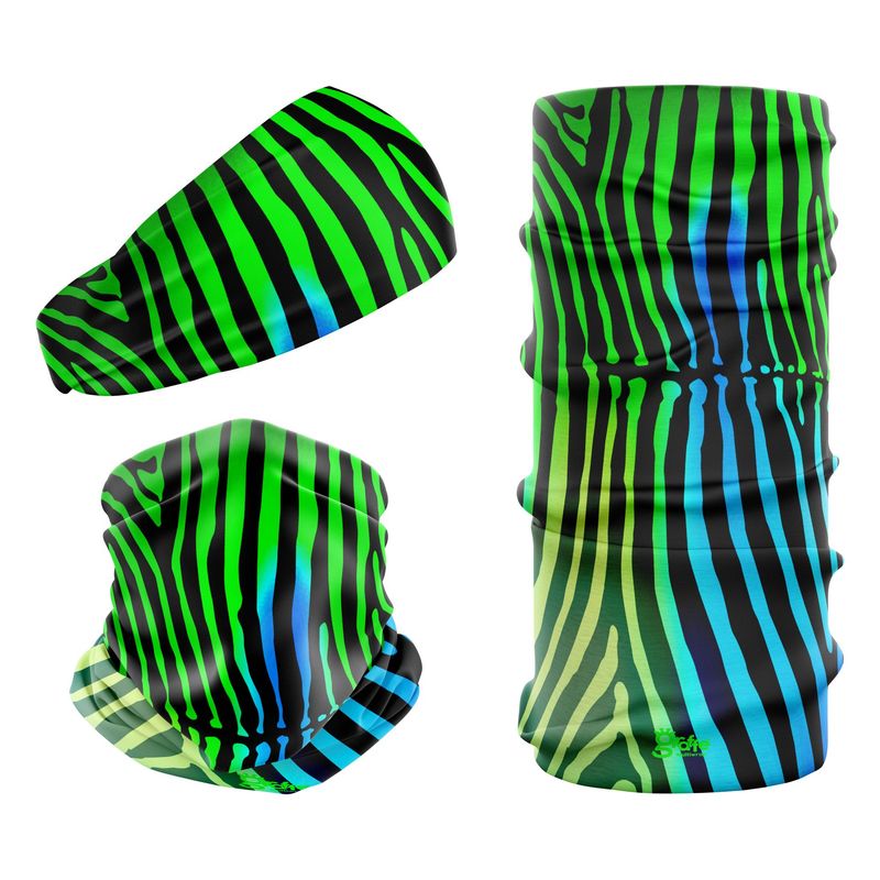 Multi-Colour Zebra Animal Print G-399 Snood