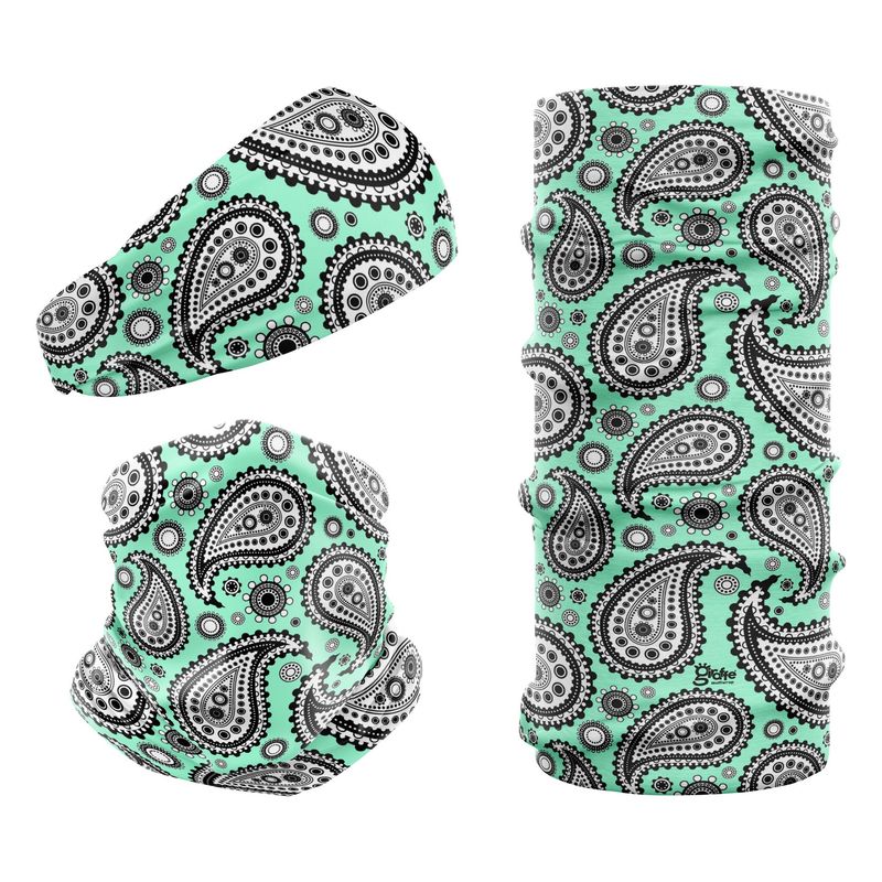Mint Paisley Swirl G-329 Snood