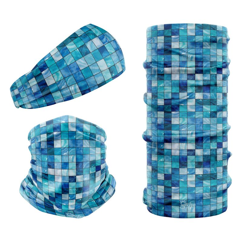 Blue Mosaic G-373 Snood
