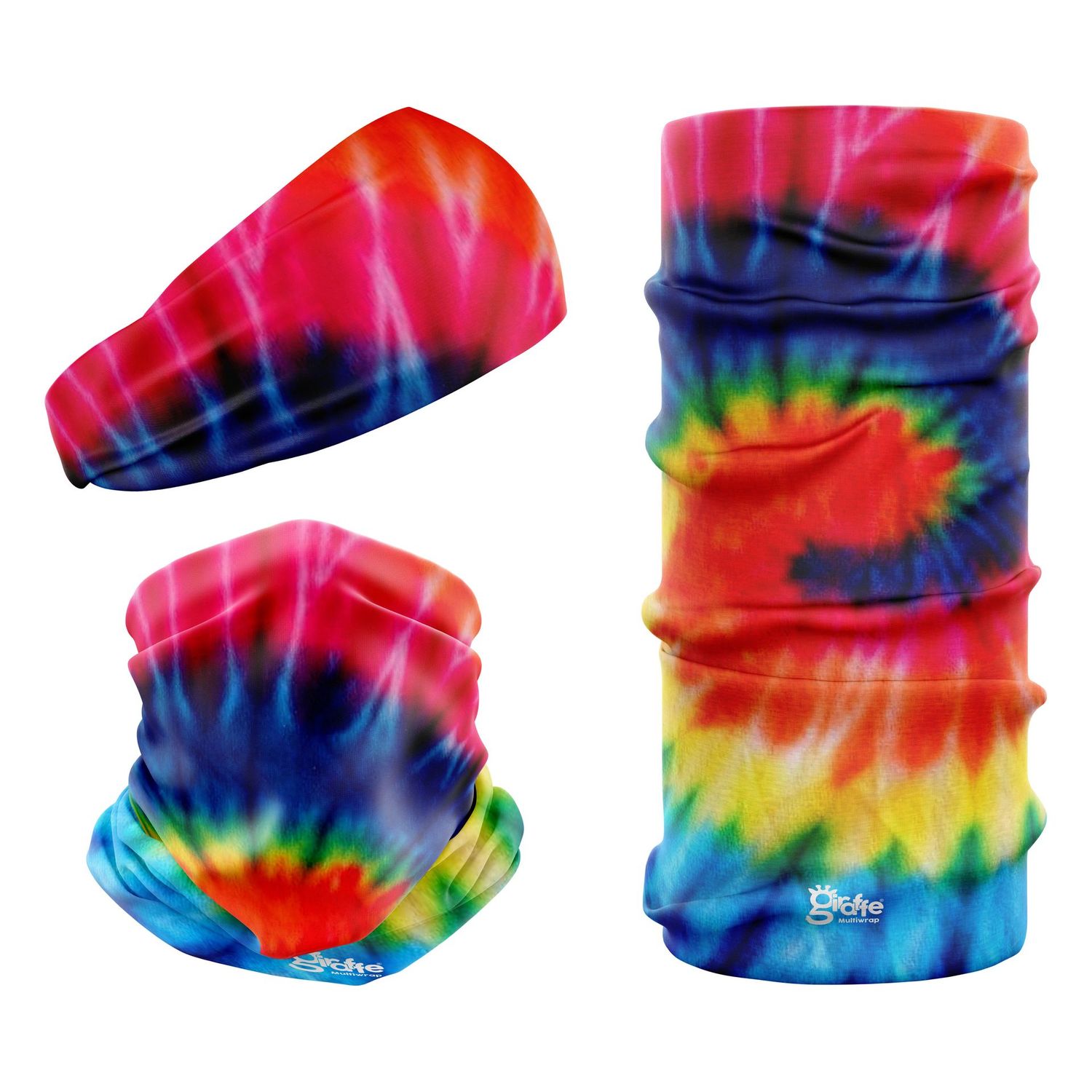 Bright Tie Die G-947 Snood