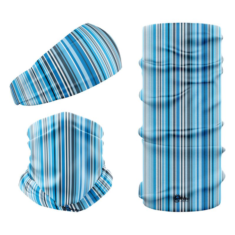 Vertical Blue Stripes G-355 Snood