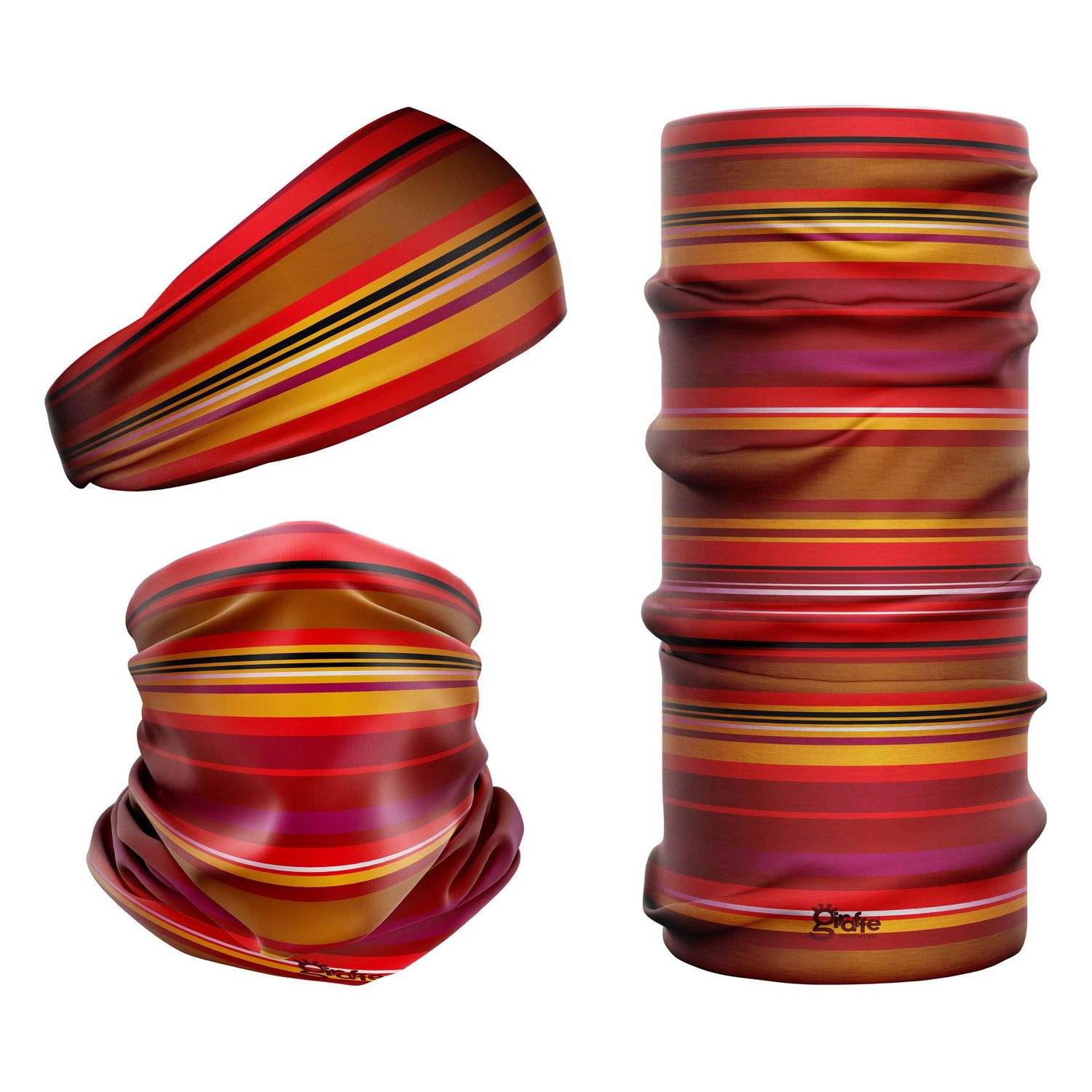 Orange Stripes G-353 Snood