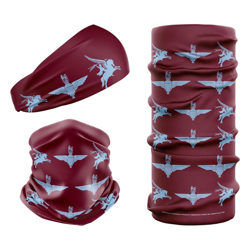 MOD Parachute Regiment Pegasus Red British Army Snood