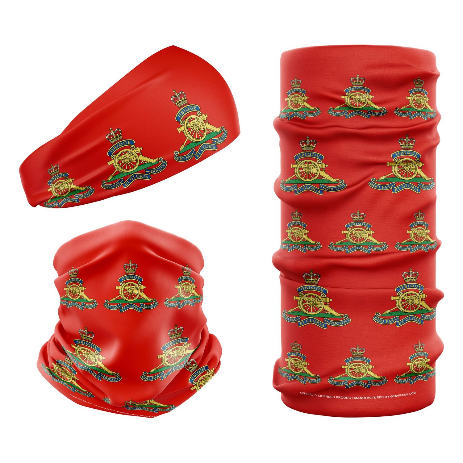 MOD Royal Artillery British Army Red Snood