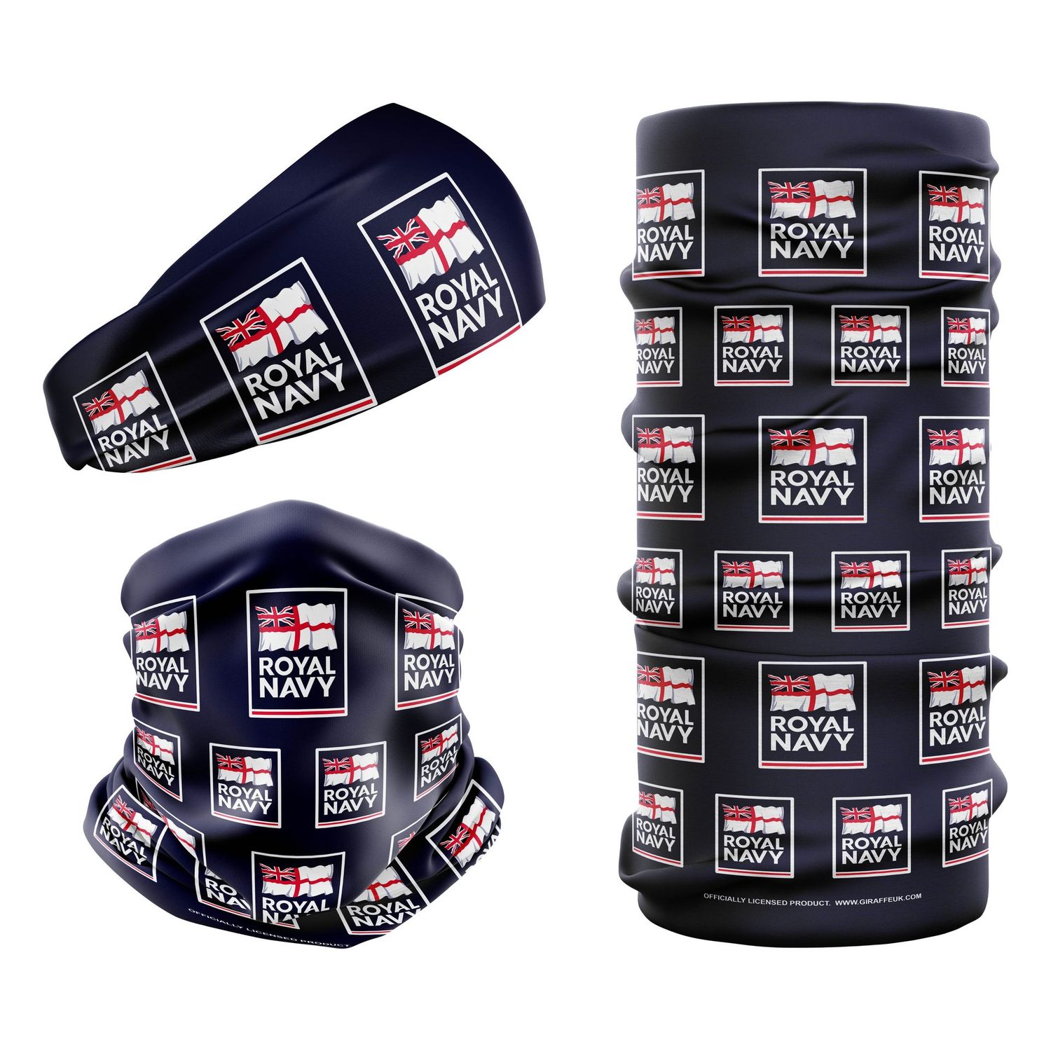 MOD British Royal Navy Logo Blue Snood
