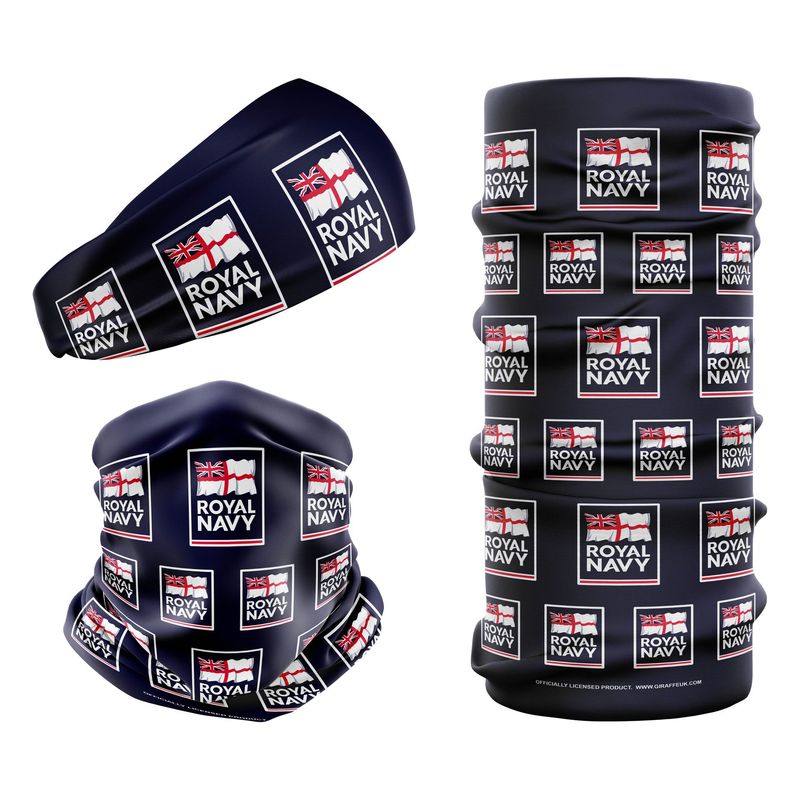 MOD British Royal Navy Logo Blue Snood