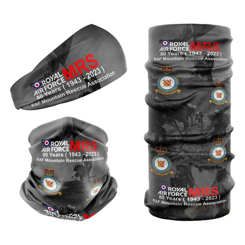 RAF Mountain Rescue Service MRS 80 Years Montage Snood