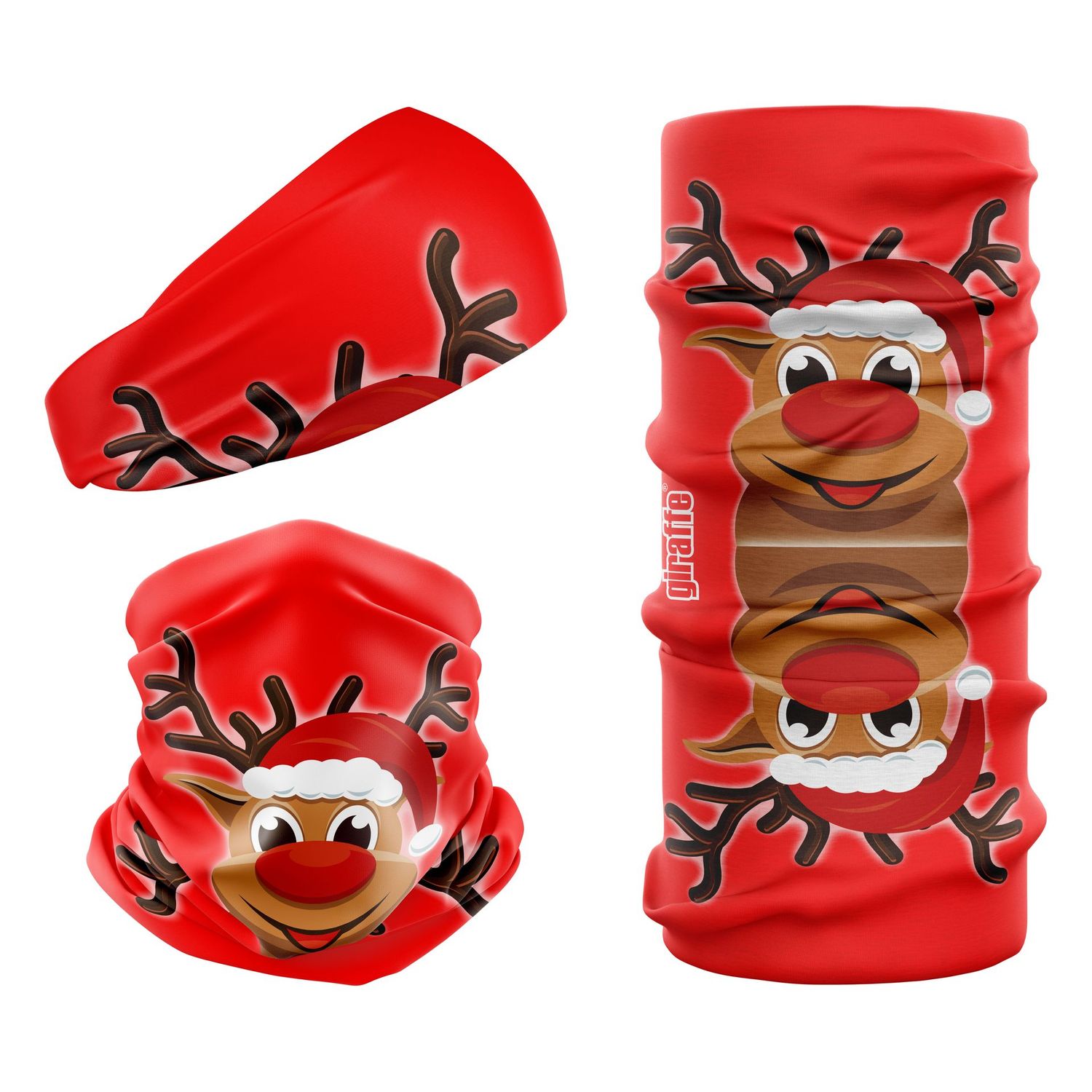 G-327 Rudolf Reindeer Xmas Snood